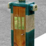 schrein,keramik,holz,metall, spiegel,2012