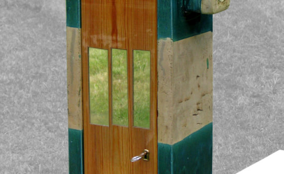 schrein,keramik,holz,metall, spiegel,2012