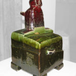 schrein,keramik,holz,metall,2009,privatbesitz