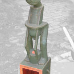 schrein,keramik,holz,metall,um 2006,privatbesitz