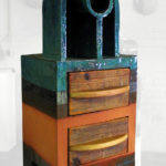 schrein,keramik,holz,metall,2007,privatbesitz