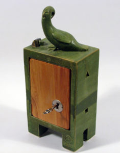 keramik,holz,metall,teilvergoldet,2007,privatbesitz