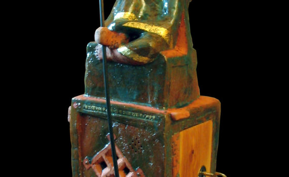 schrein,keramik,holz,metall,um 2007,privatbesitz