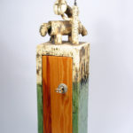 schrein,keramik,holz,metall,2004,privatbesitz