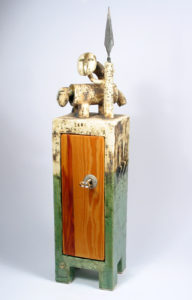 schrein,keramik,holz,metall,2004,privatbesitz