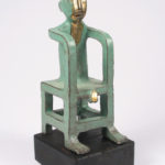 skulptur,keramik,vergoldet,2007,privatbesitz