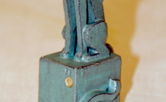 keramik,teilvergoldet,2006,privatbesitz