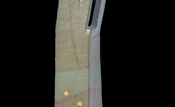 keramik,teilvergoldet,2007,privatbesitz