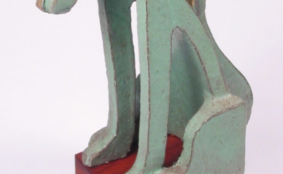 keramik,teilvergoldet,2004,privatbesitz