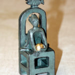 keramik,teilvergoldet,2004,privatbesitz