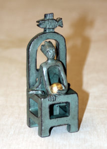 keramik,teilvergoldet,2004,privatbesitz