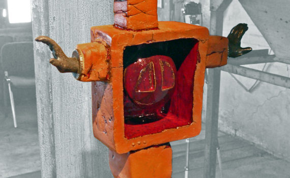 keramik,bronze,teilvergoldet,2009,privatbesitz