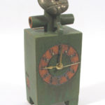 uhr,keramik,teilvergoldet,um 2008,privatbesitz