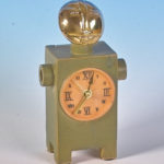 uhr,keramik,teilvergoldet,um 2007,privatbesitz