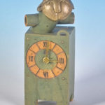 uhr,keramik,teilvergoldet,um 2007,privatbesitz