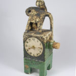 uhr,keramik,teilvergoldet,um 2004,privatbesitz