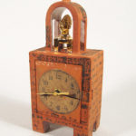 uhr,keramik,teilvergoldet,um 2004,privatbesitz