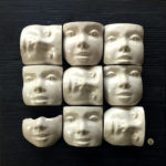 Objekt, Keramik,Holz, 50x50cm, 2018